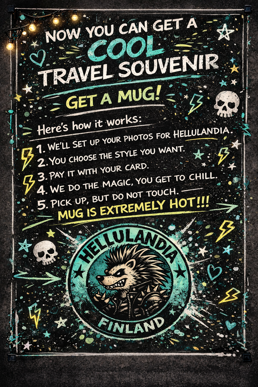 HOW TO GET YOUR OWN HELLULANDIA MUG (THE COOL WAY)