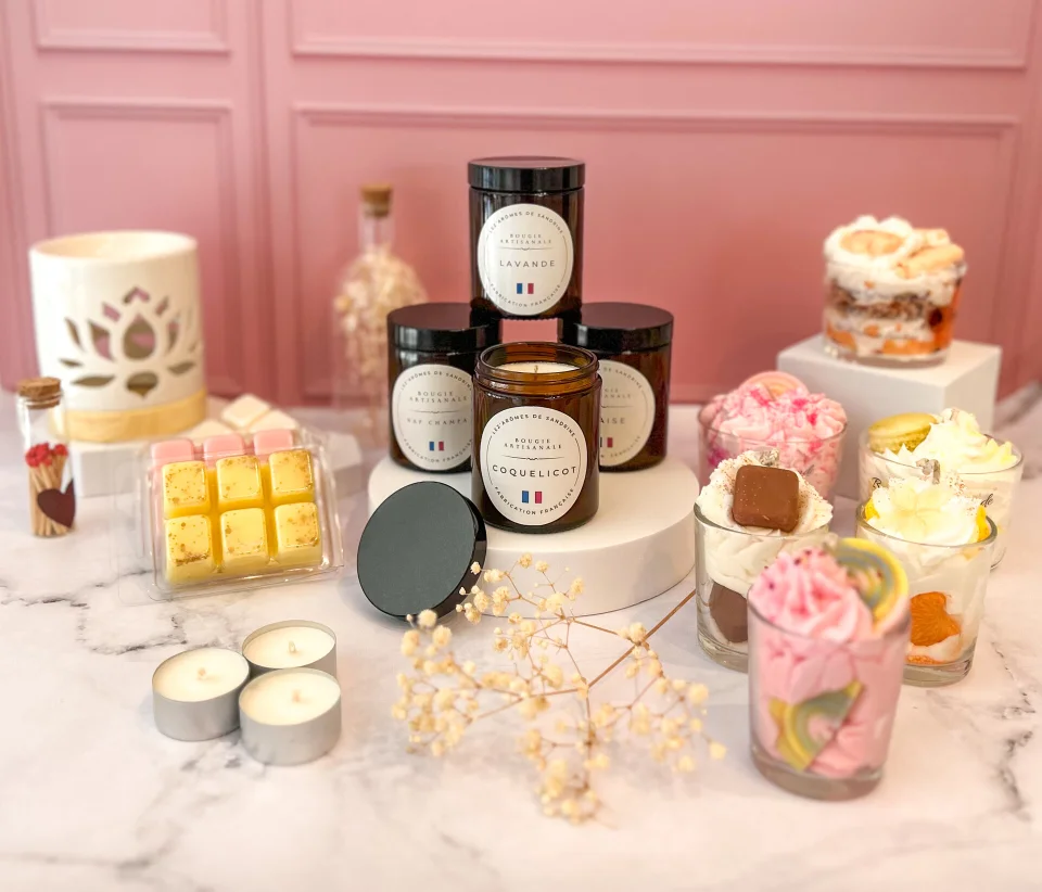 Bougies et fondants