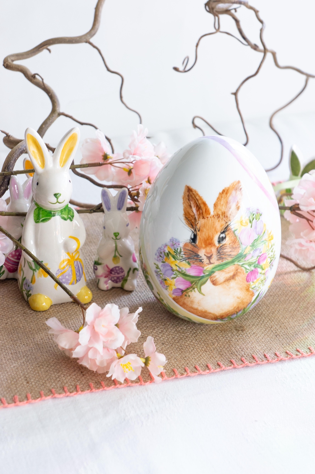 Œuf de Pâques peint à la main Annelyse Création 