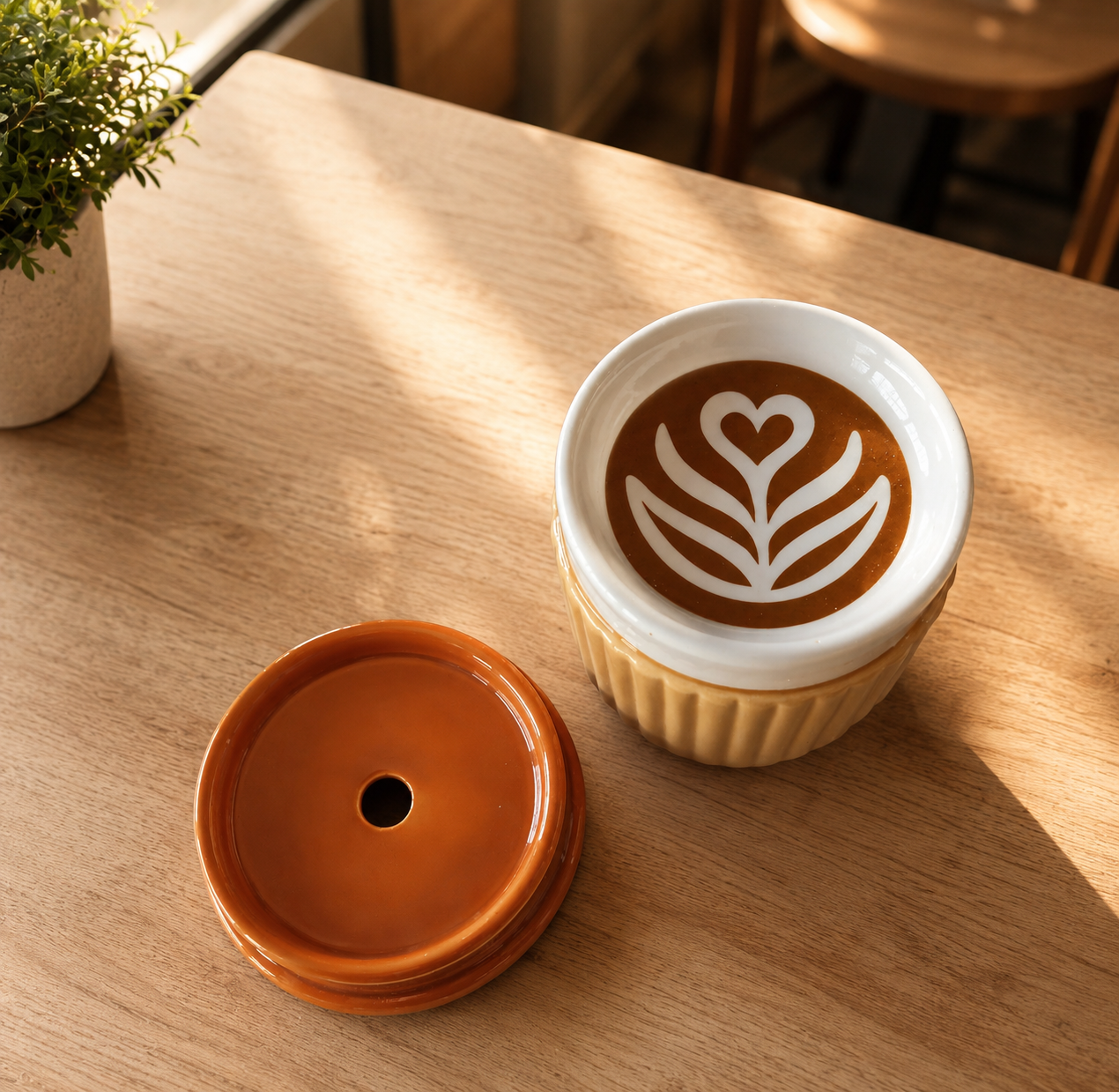 Brûle parfum
Brûleur
latte
café
