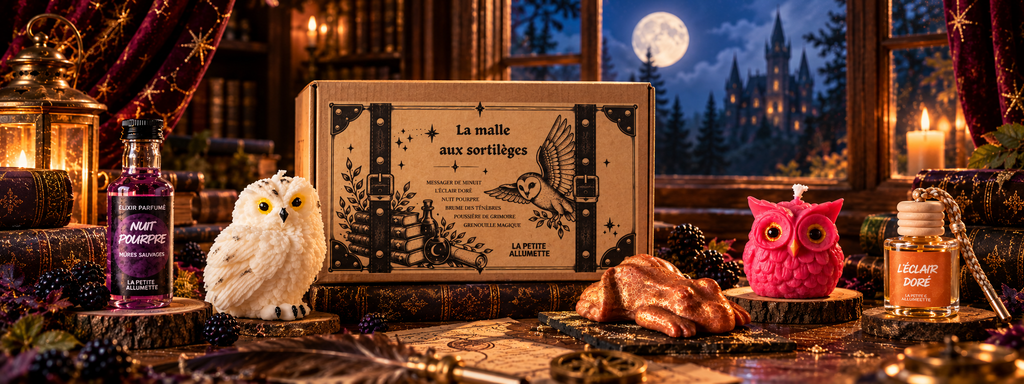 Collection L’Académie des Mystères – bougies et créations parfumées La Petite Allumette