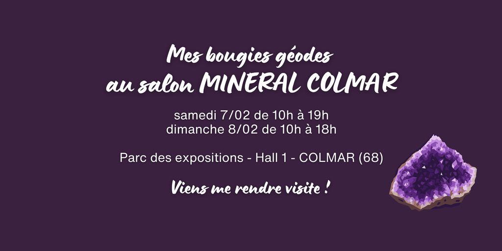 bougies minéraux
encens
bougies géodes
expo