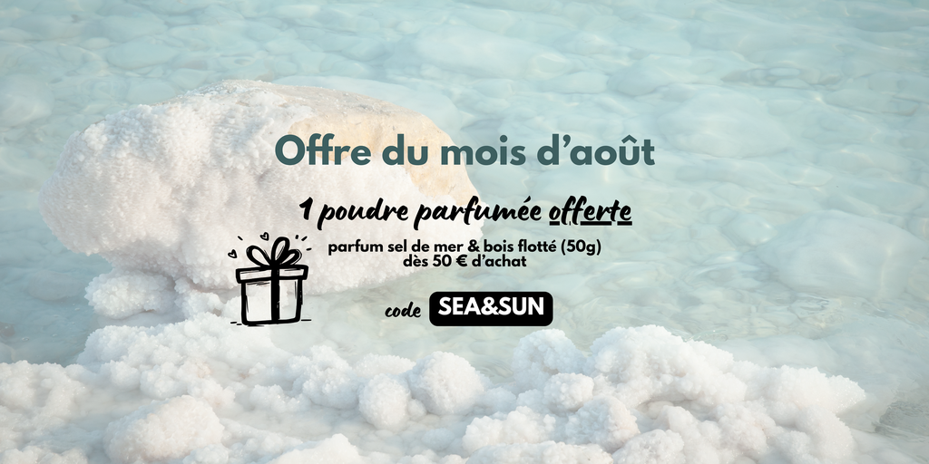 offre du mois
poudre parfumée
cadeau