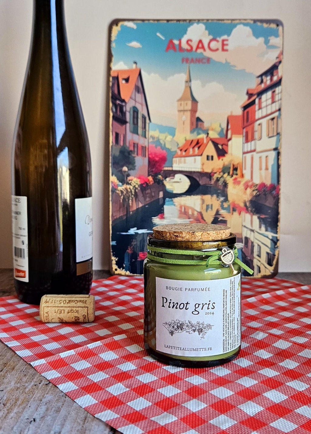 pinot gris
bougie alsace
bougie vin blanc