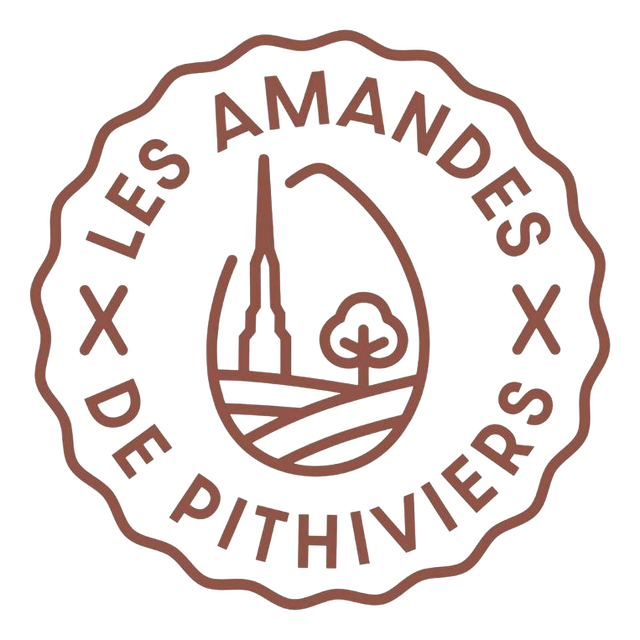 Logo, moteur de recherche de produit et panier de la SAS Les Amandes de Pithiviers
