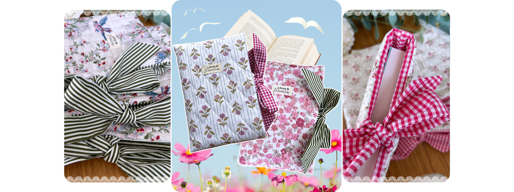 Collection Jardin Secret – pochettes à livres artisanales printanières Mary, Dickon et Colin – Livres et Merveilles
