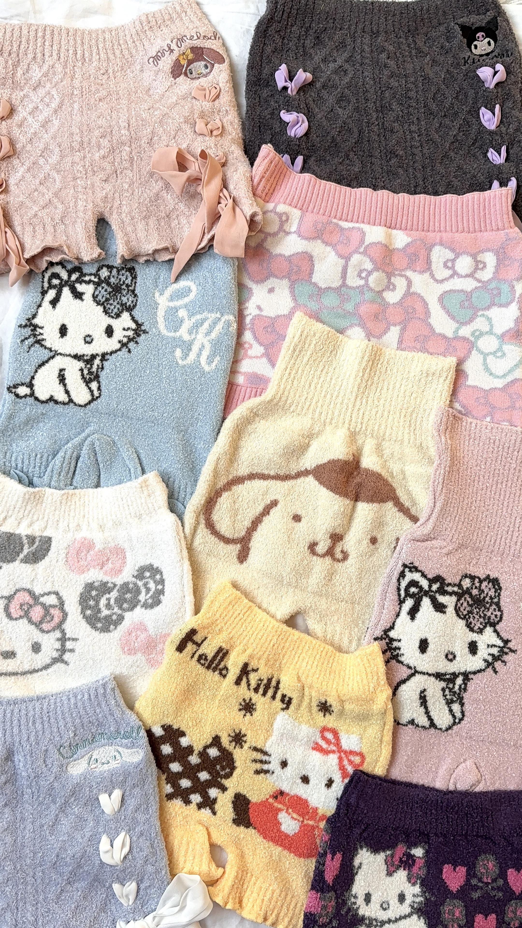Japanese Fluffy Knit Shorts