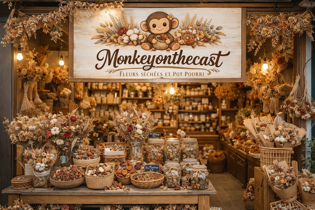 Monkey on thé cast / Boutique des Senteurs