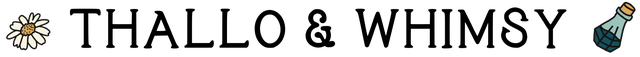 Thallo & Whimsy wordmark.