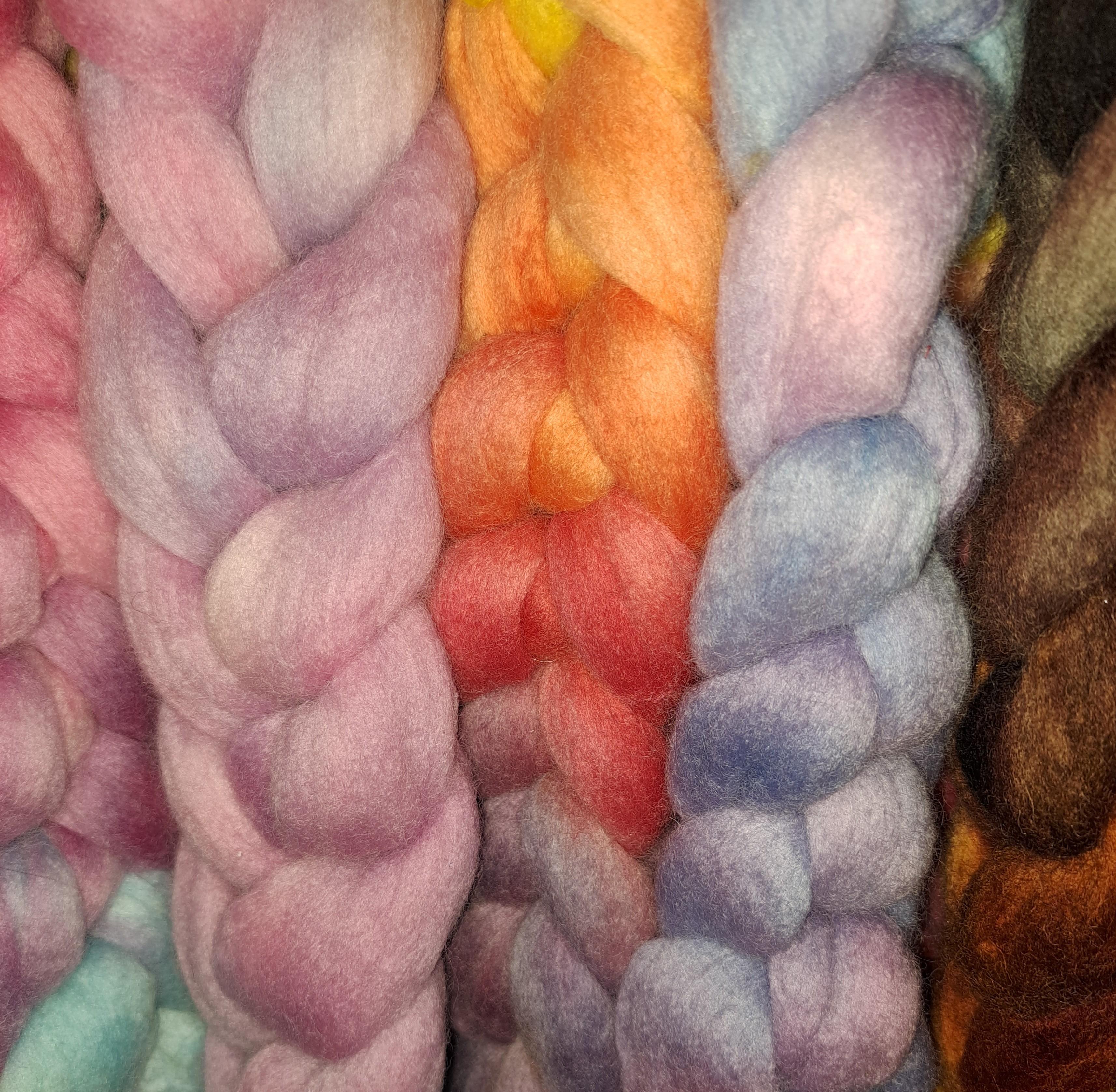 Hand Painted Fibre