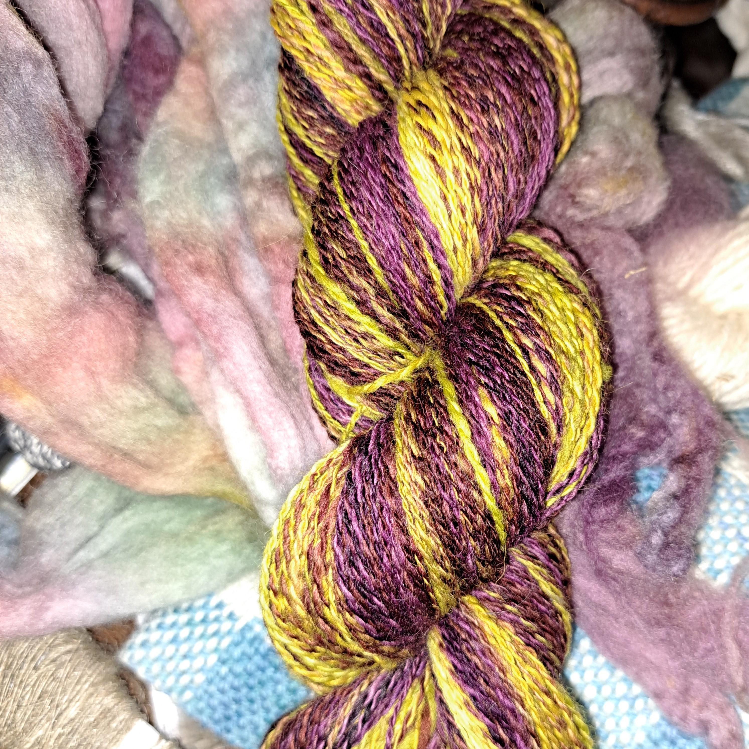 Hand Spun Wool Skeins