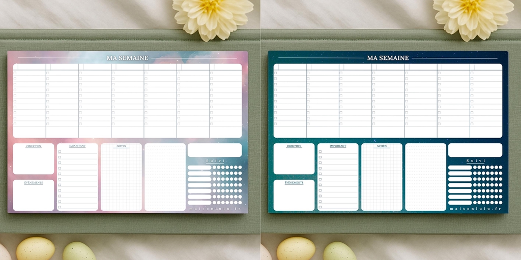 Maison LuLu Fr Papeterie Française pour amoureux de lecture agenda semainier fait en France à nantes critique et carnet de livre