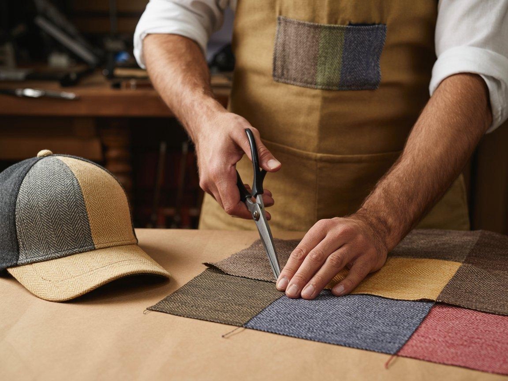 Eight-Panel Patchwork Baseball Cap 