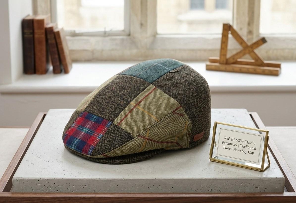 Patchwork Flat Cap