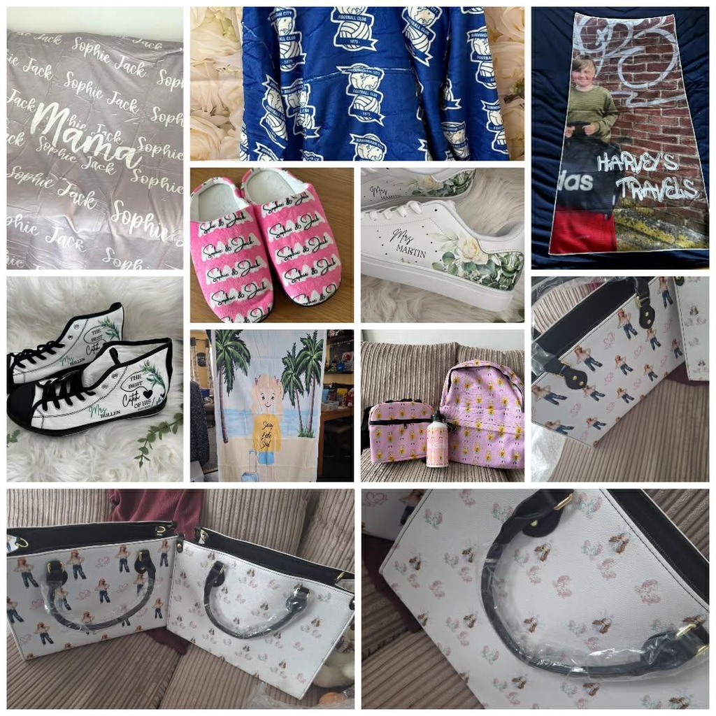 Printed at the warehouse, we can offer, a multitude of items from sports to holidays with everything in between, any image on any products just as you need it