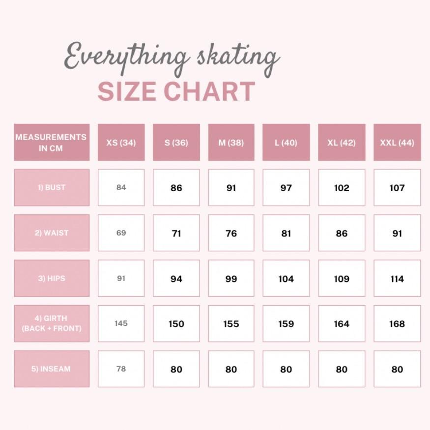 Size chart Lady’s 