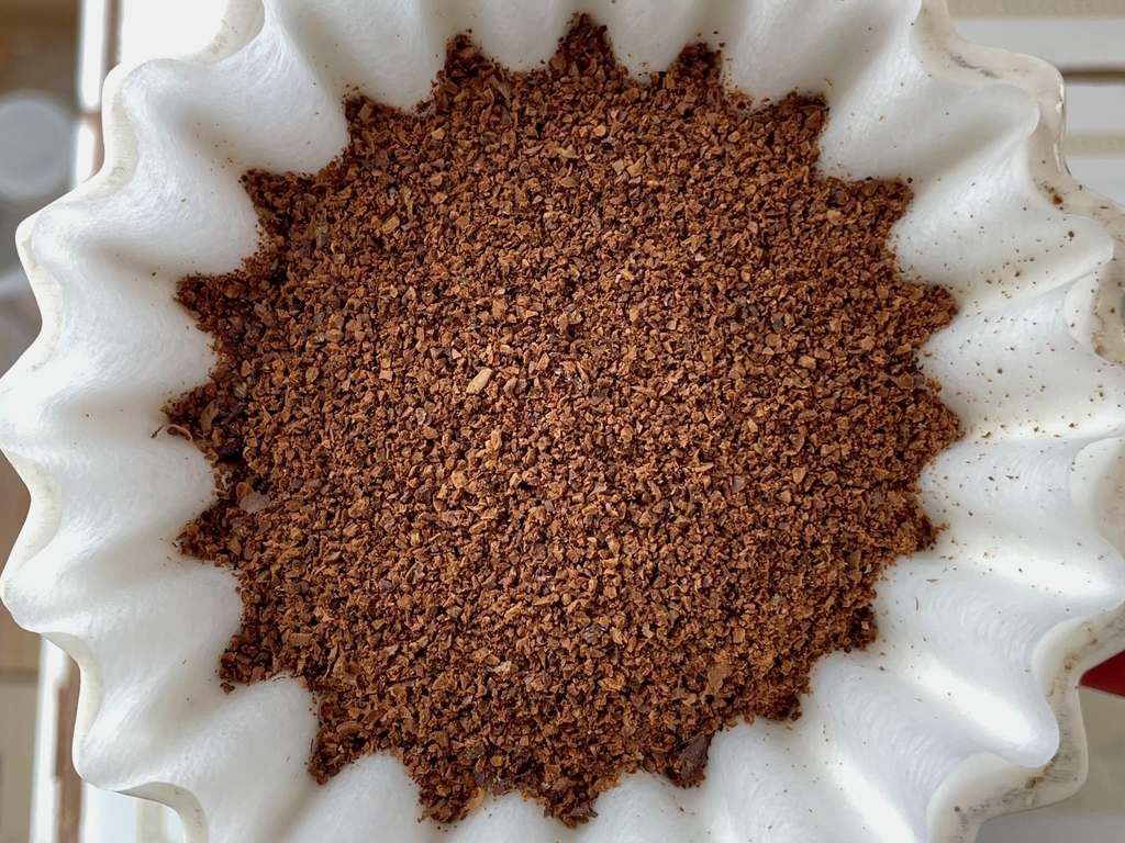 Café filtrado en Origami