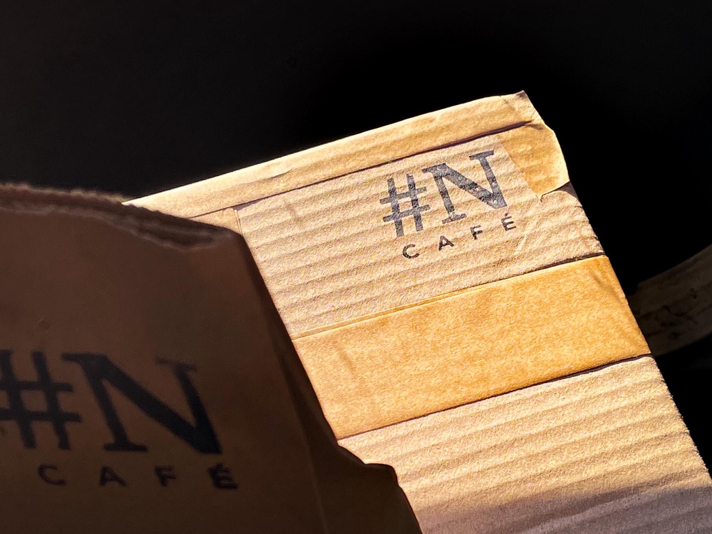 Plano en detalle de cajas de café