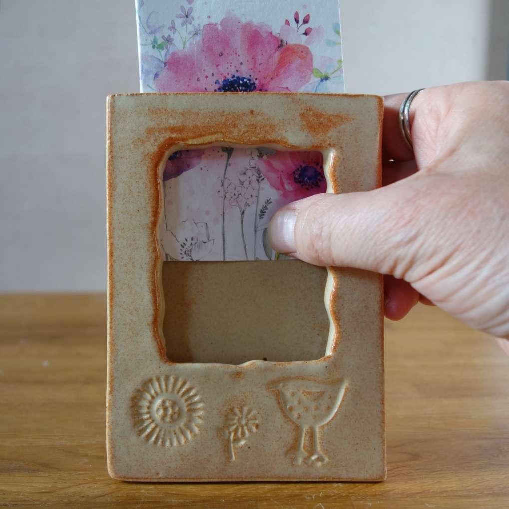 Ceramic picture frames