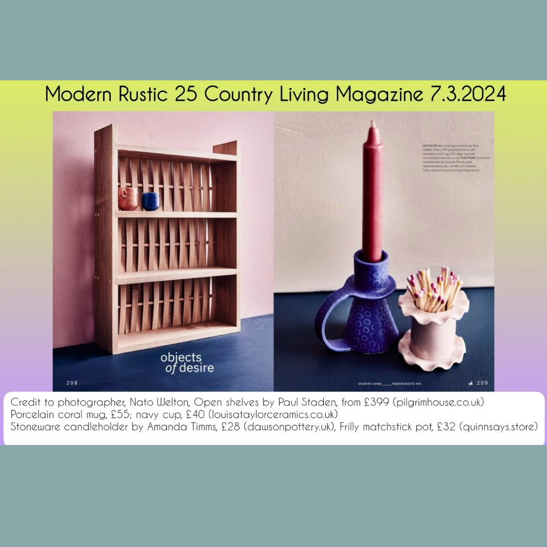 Modern Rustic Magazine features my candle holders