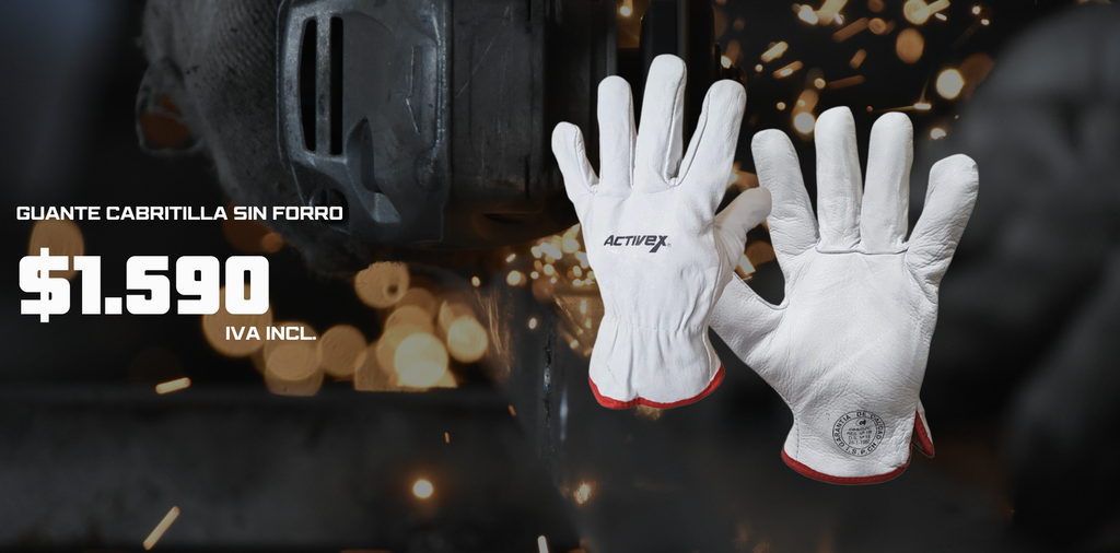 Guante cabritilla sin forro