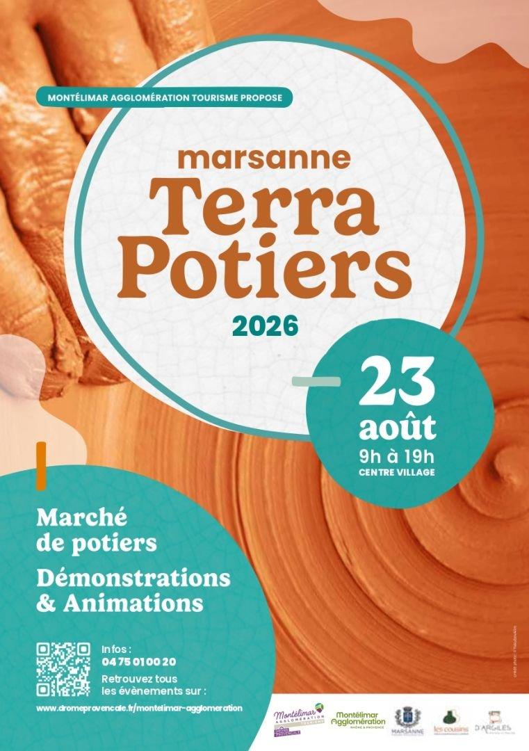 Marché de potier, Marsanne, Drôme, céramiques, bijoux, événement, lotty création