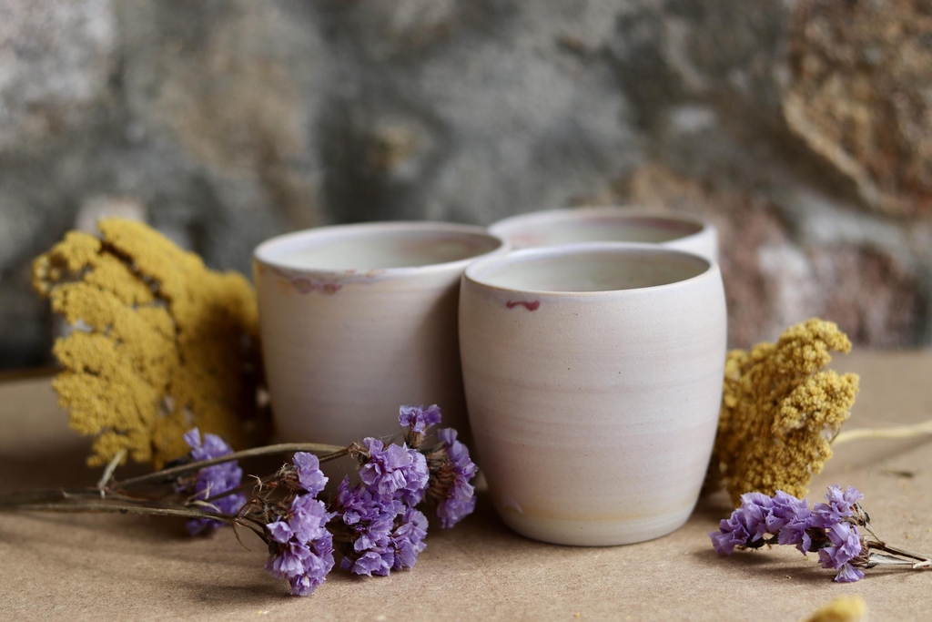 Tasse, maison, céramique, bol