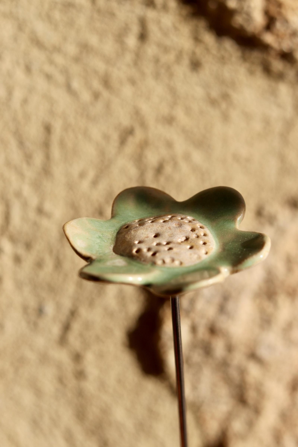 Fleur en céramique, artisanat, idée cadeau, Noël 