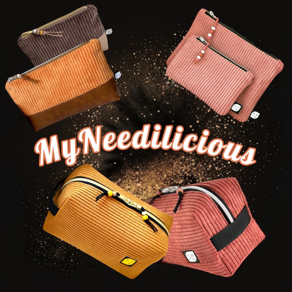 Unser Firmenname und ein paar Taschen.

Handmade Necessaires & Alltags Organizer für Damen von MyNeedilicious aus der Schweiz – mit Liebe genäht für den täglichen Gebrauch und ein sortiertes Leben.