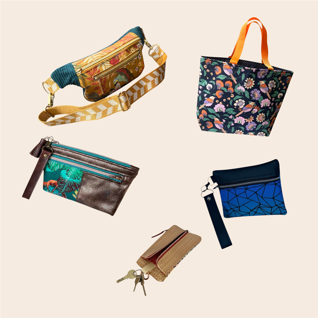 Archiv - Schätze: Hier findest du verschiedene Taschen und Modelle aus früheren Kollektionen. Von Bauchtaschen über Shopping Bags bis hin zu Geldbörsen ist hier alles vertreten.