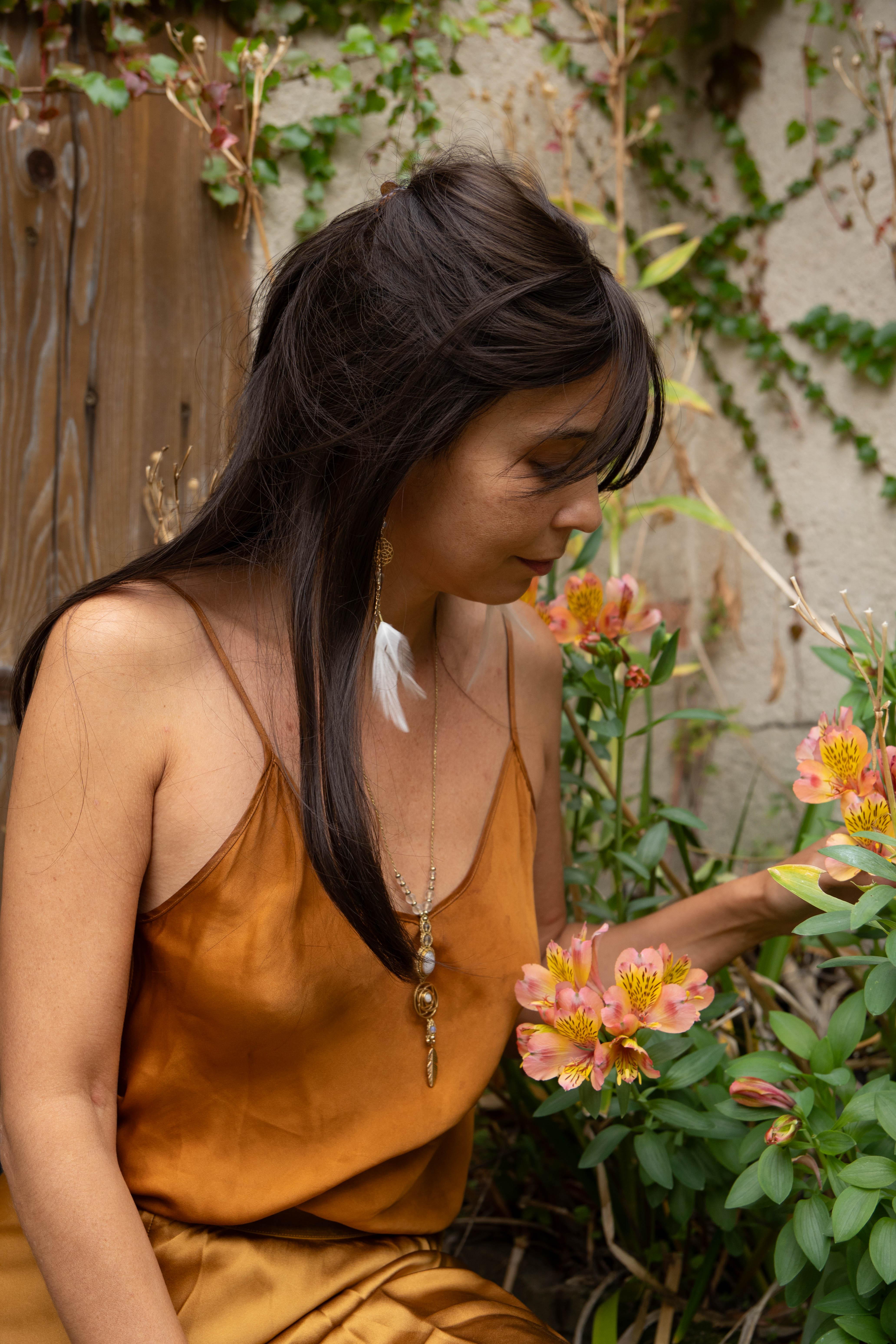Les boucles d'oreilles plumes