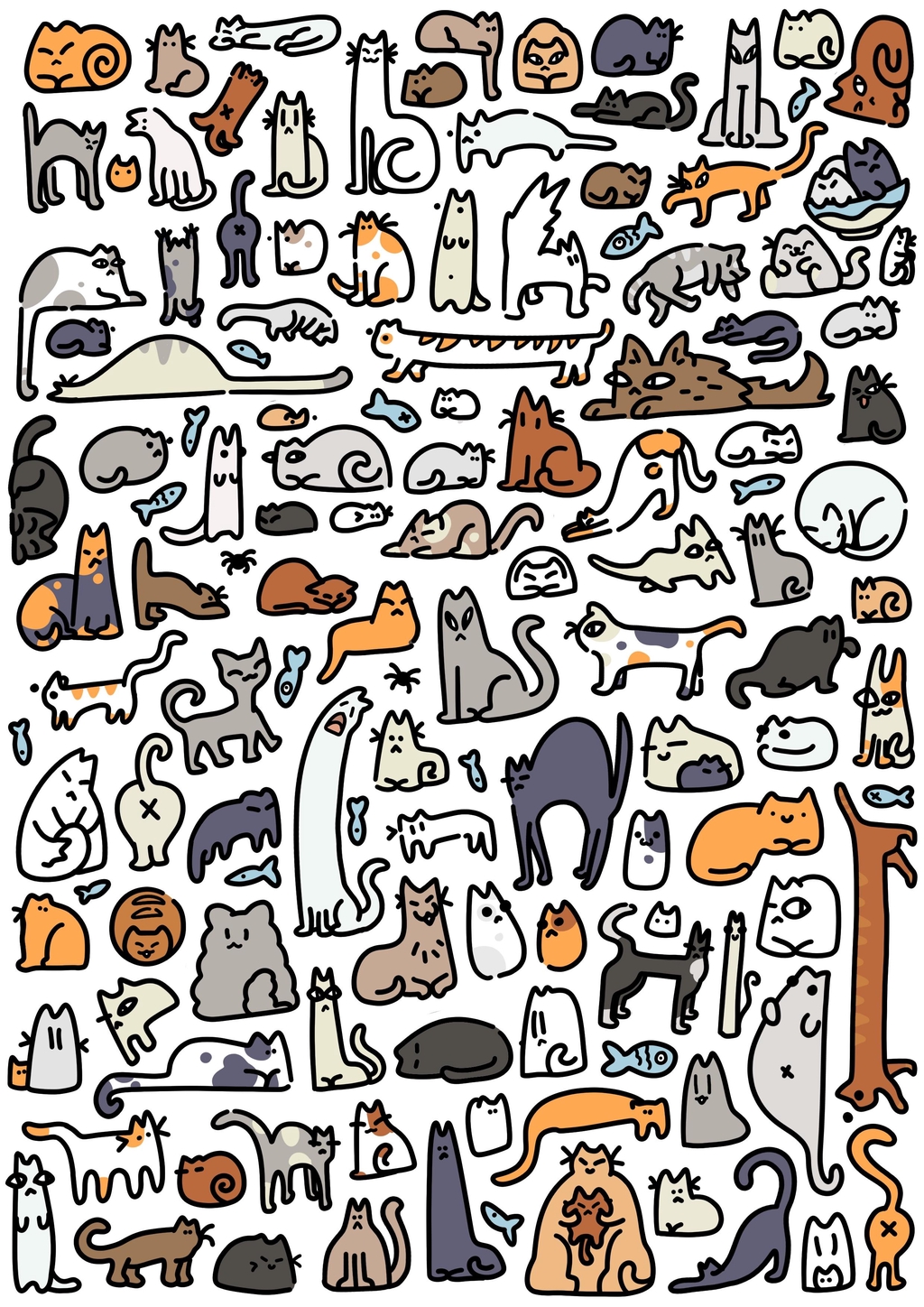 Full of mini stickers