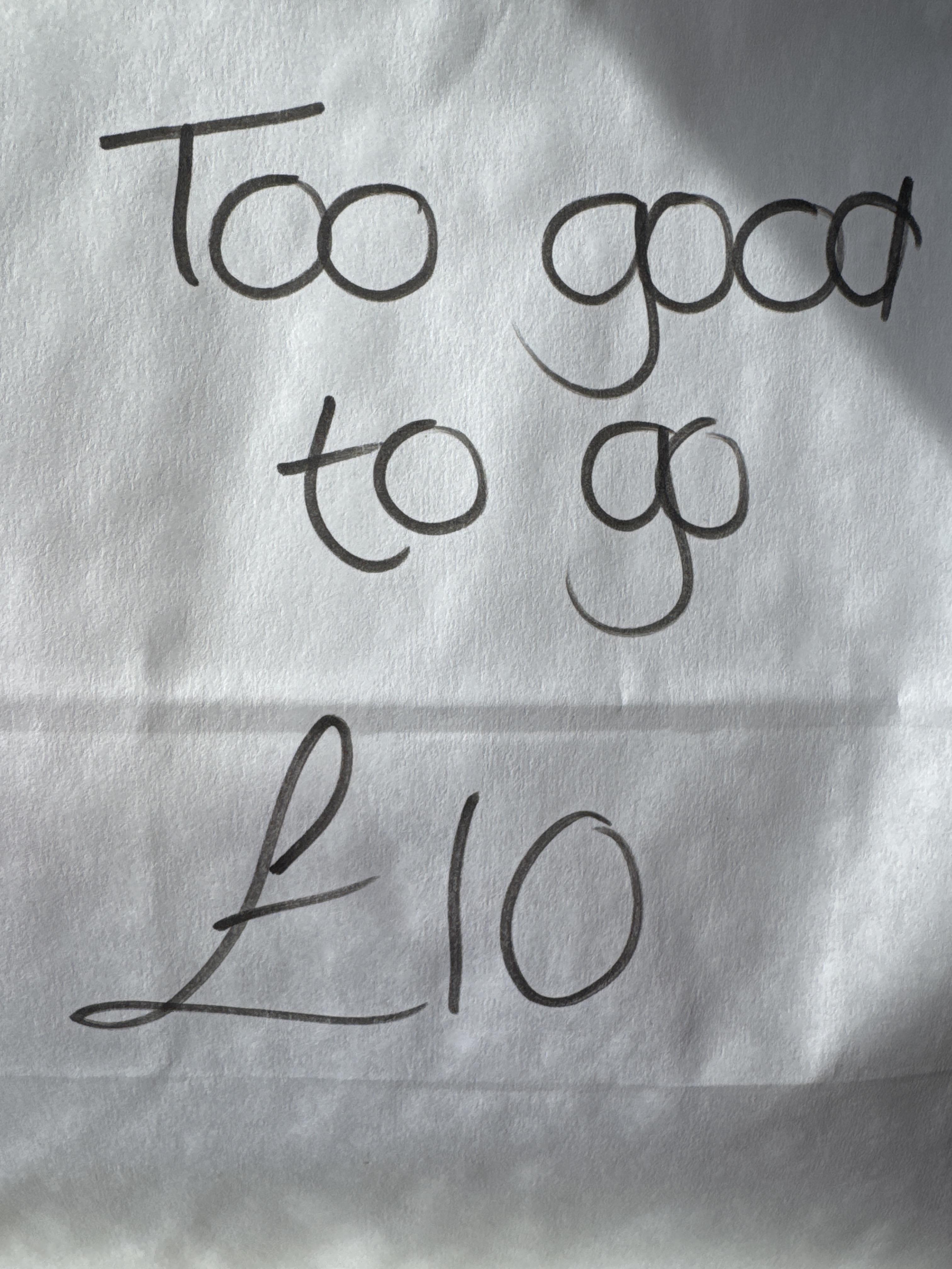 Too good to go