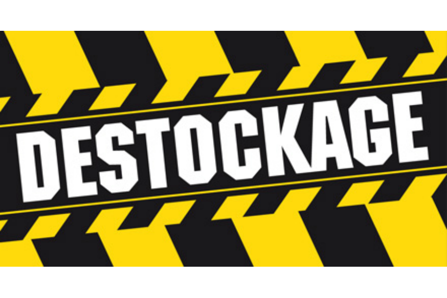 DESTOCKAGE %