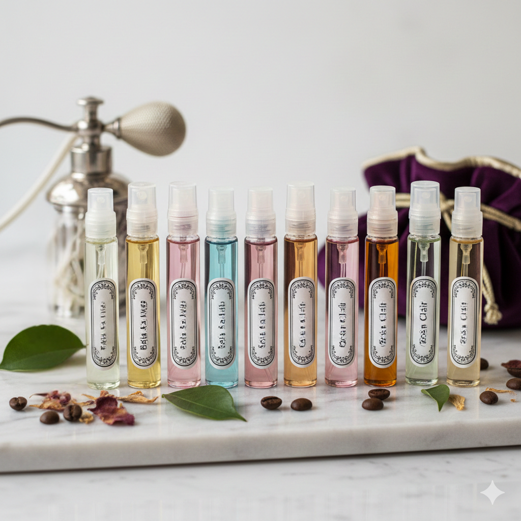 Pour recevoir un échantillon de parfum, veuillez l'indiquer dans votre panier à la rubrique "Message à l'attention du commerçant".