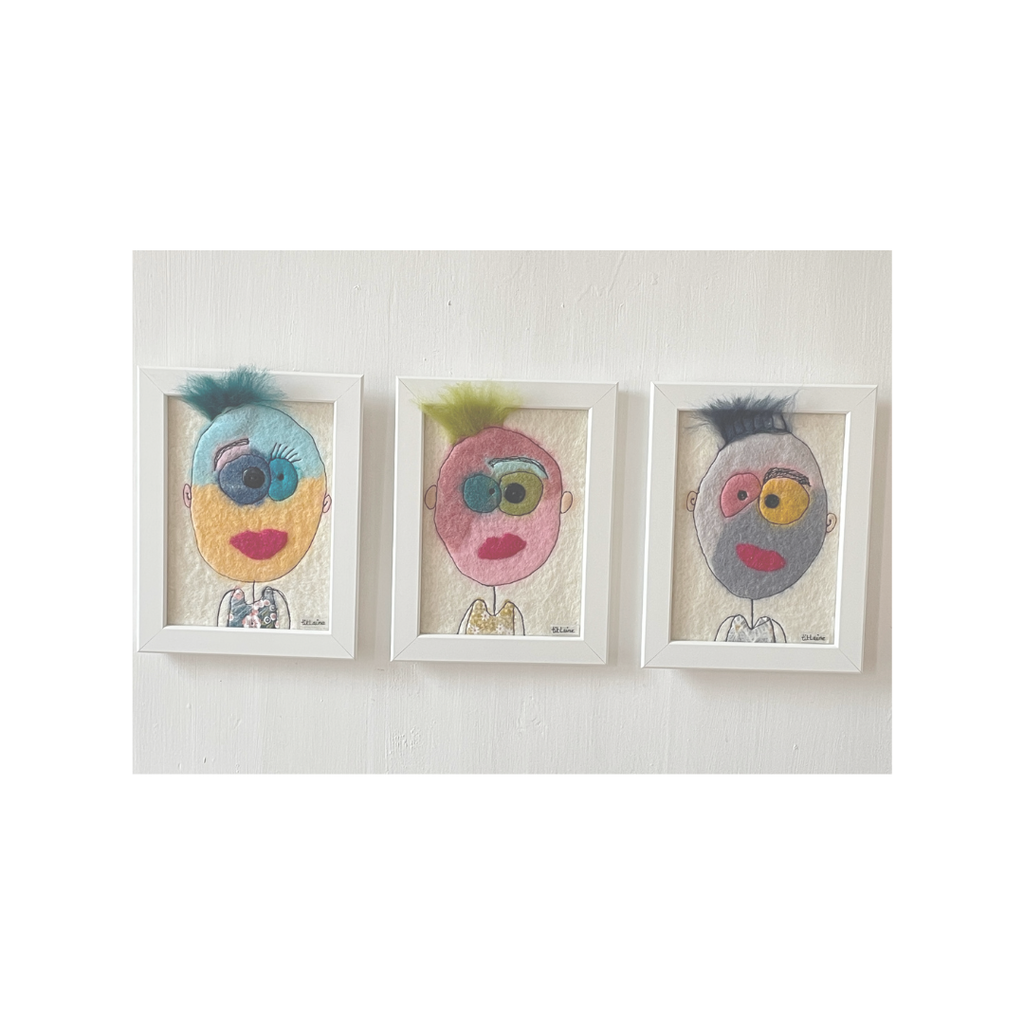 deco en laine feutrée