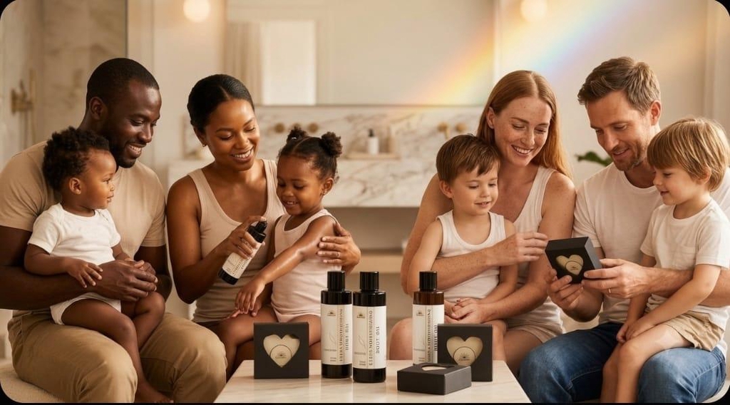 Inclusive and family skincare brand for all skin tones, dry , sensitive and eczema prone skin in manchester