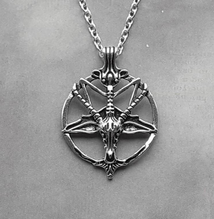 Baphomet themed jewellery 