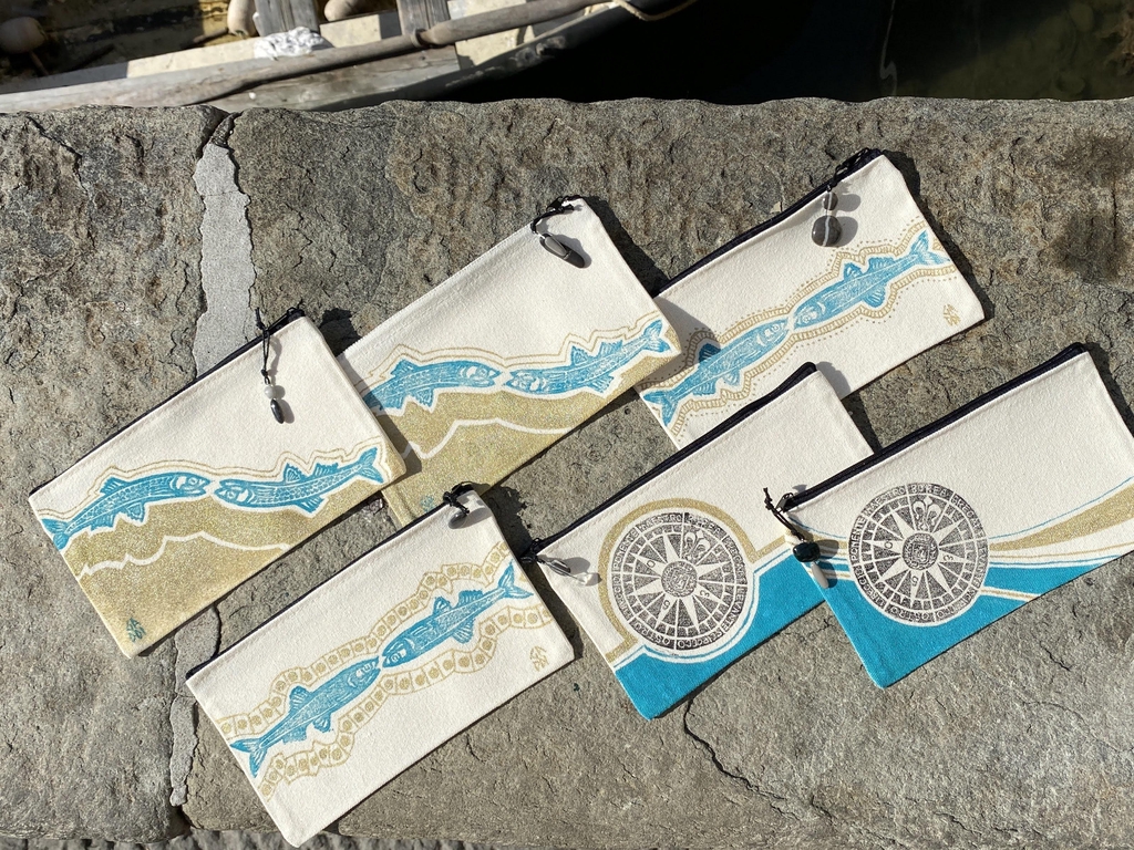 pochettes decorate a mano
