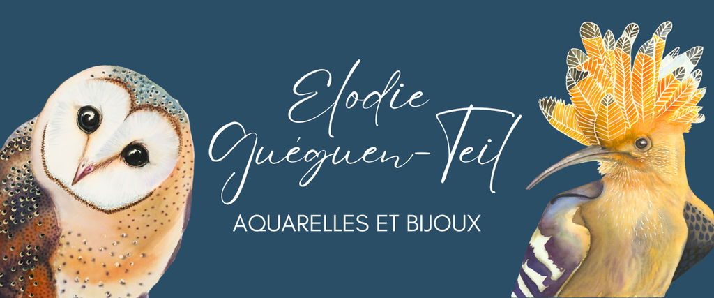 Elodie Guéguen-Teil Aquarelle et bijoux