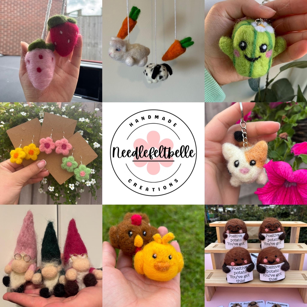 Needle felt Belle handmade creations