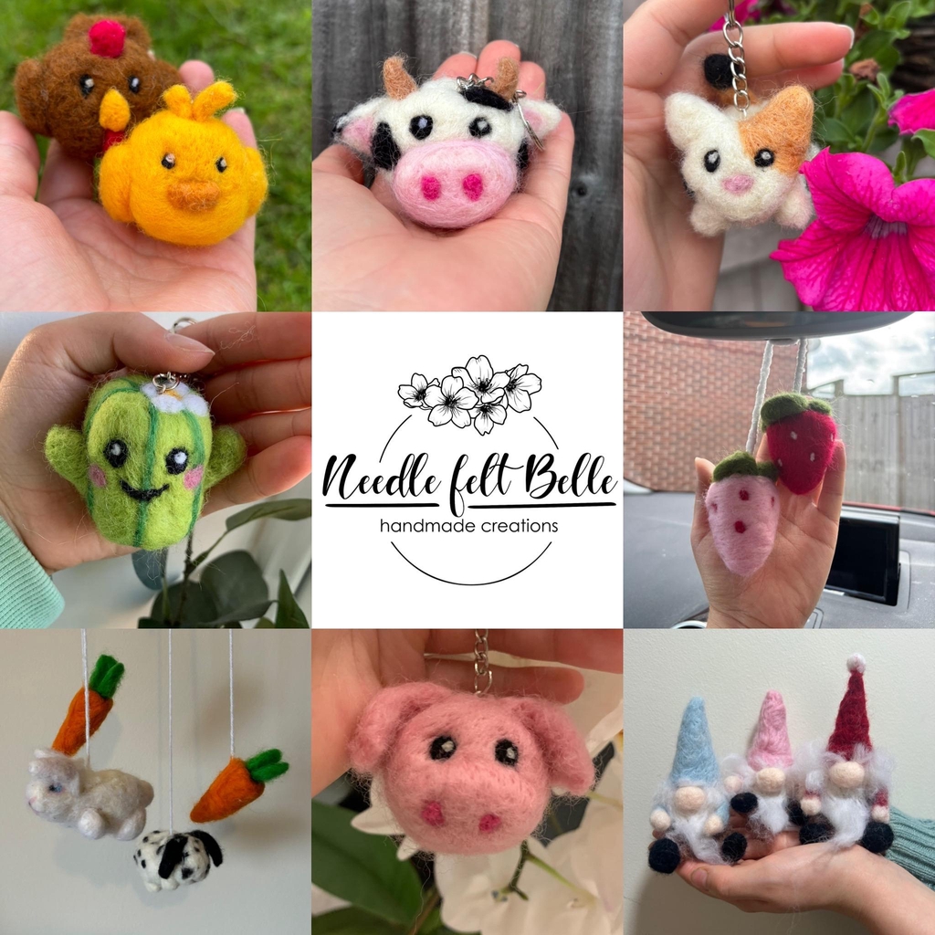 Needle felt Belle handmade creations 