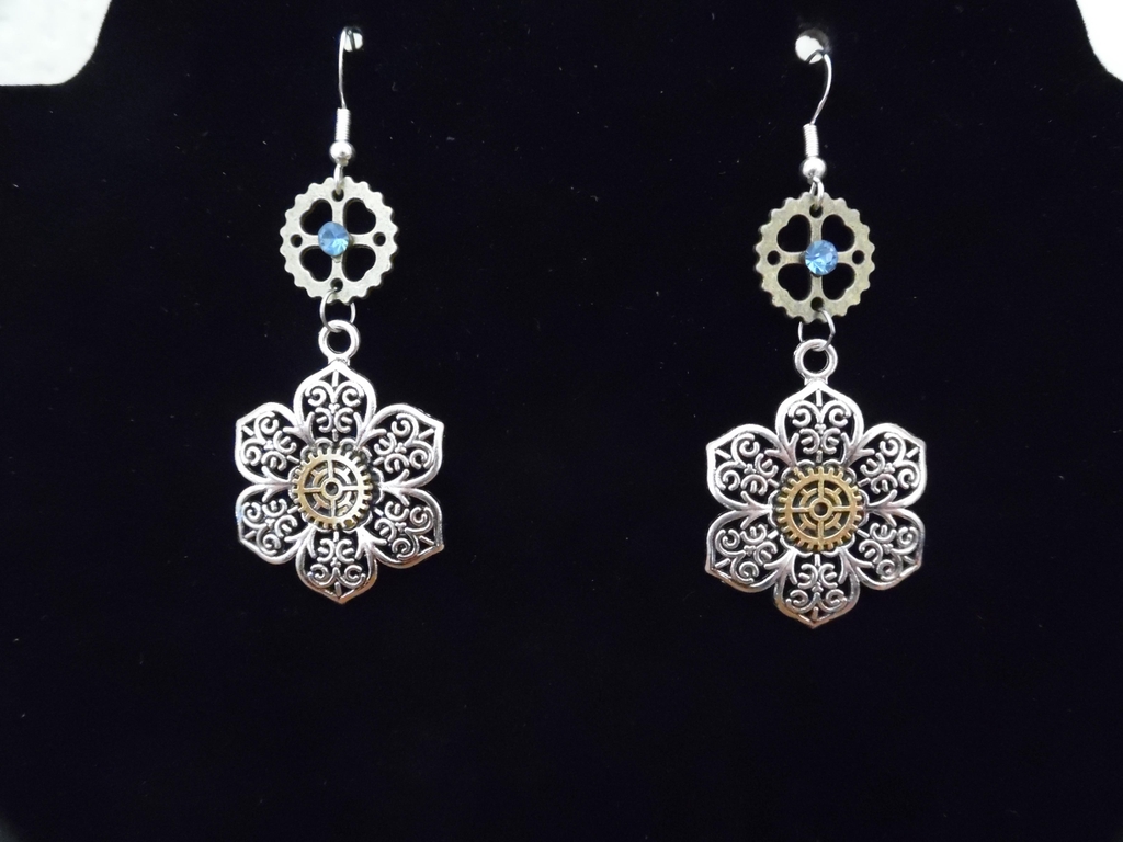 Boucles d'oreilles steampunk