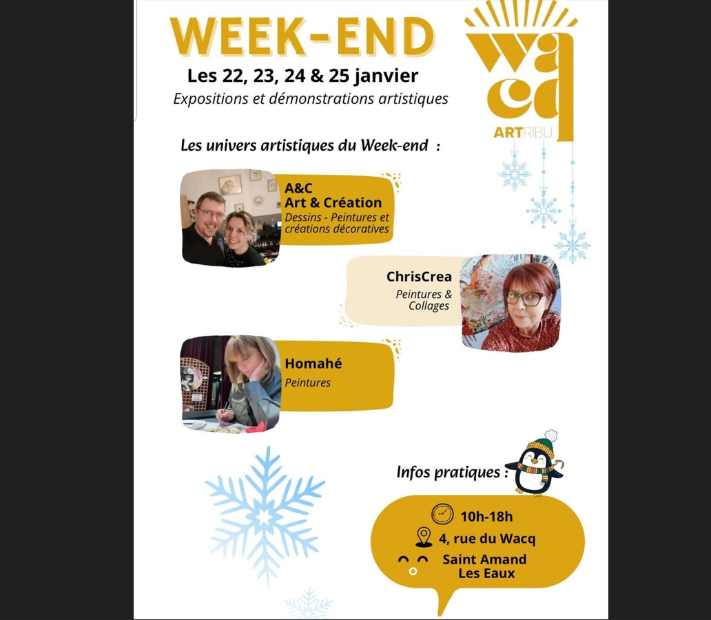 affiche officielle - janvier 2026 - exposition - wacq artribu