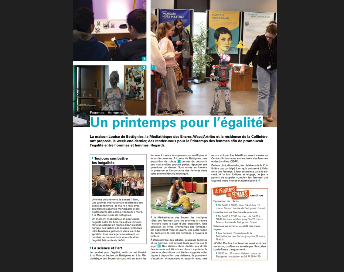 article de presse - vie amandinoise - mars 2026