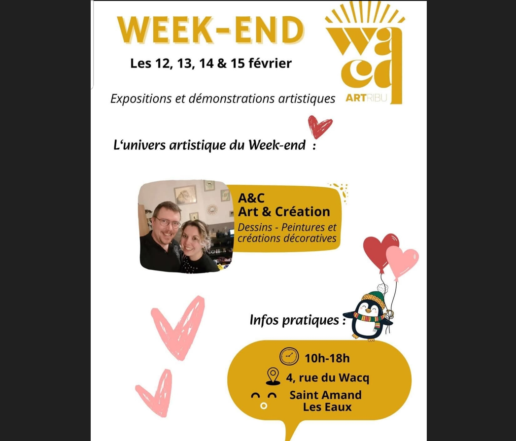 affiche officielle - février 2026 - exposition - saint-valentin