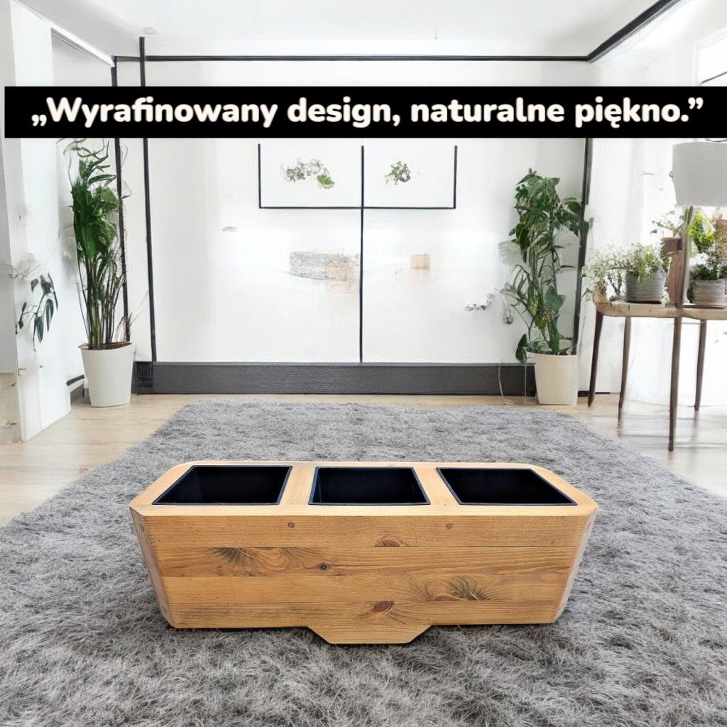 Stojak na miski dla psa na szafce