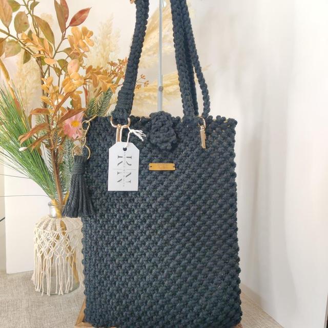 Black Shoulder Tote