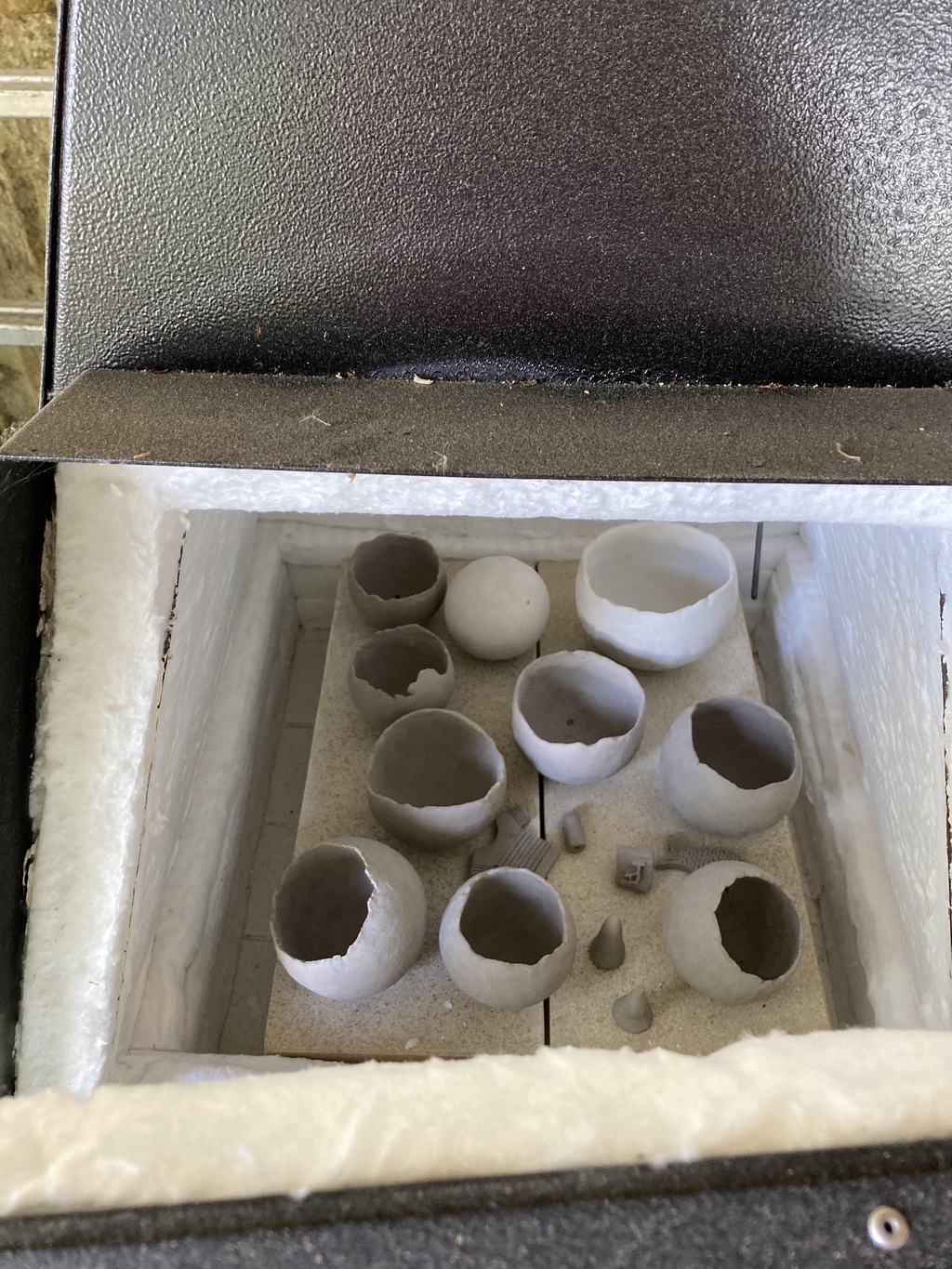 Cuisson Biscuit dans un four à gaz Raku