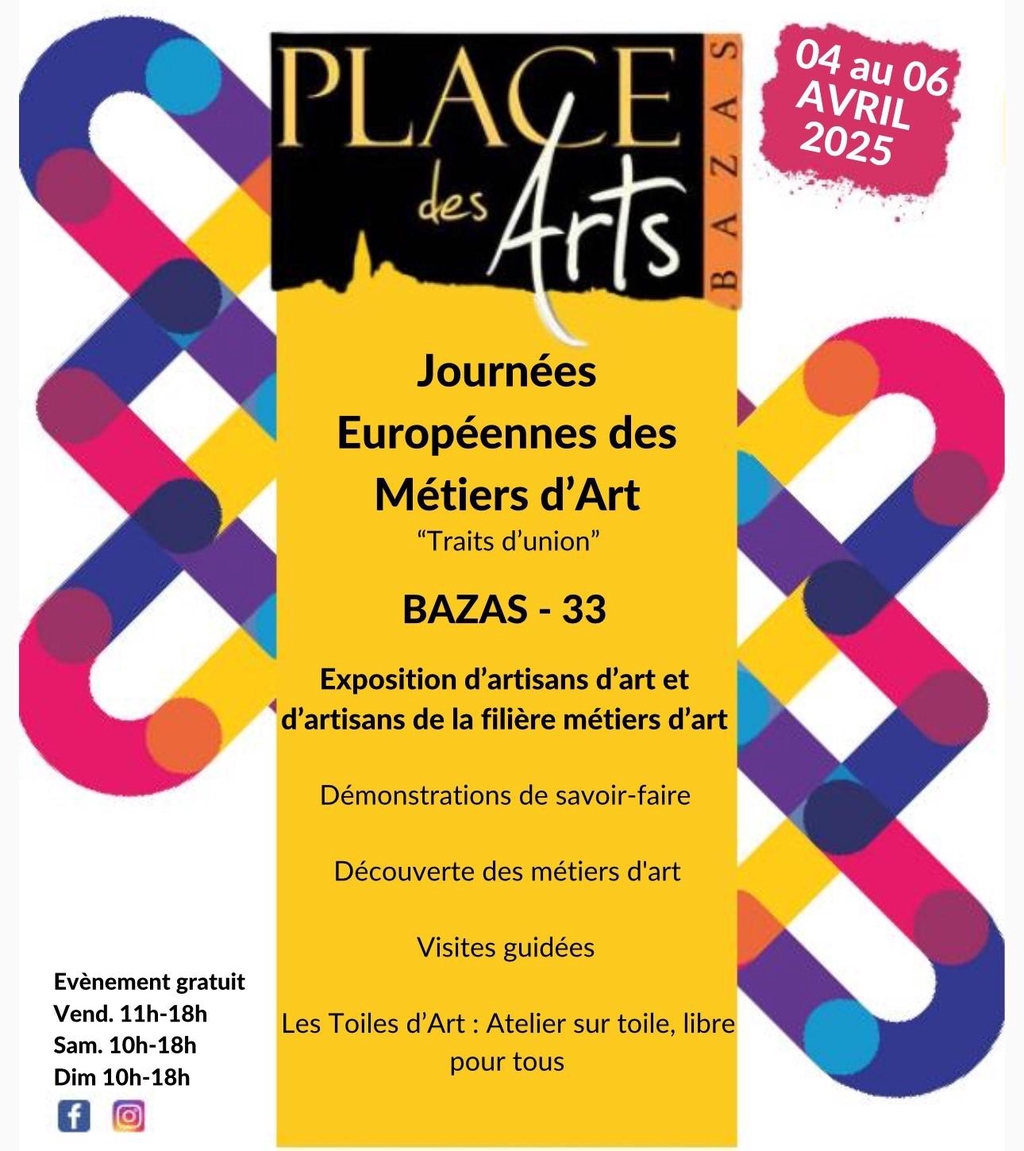 Affiche Place des Arts annonçant les JEMA 2025